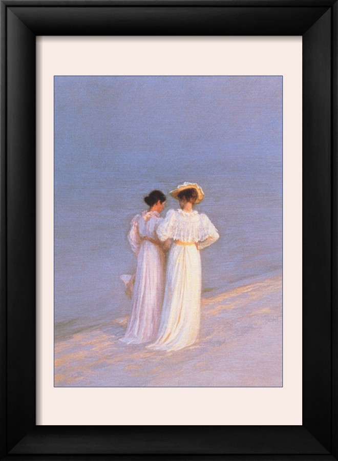 Promenade a Skagen - Peder Severin Kroyer Painting On Canvas